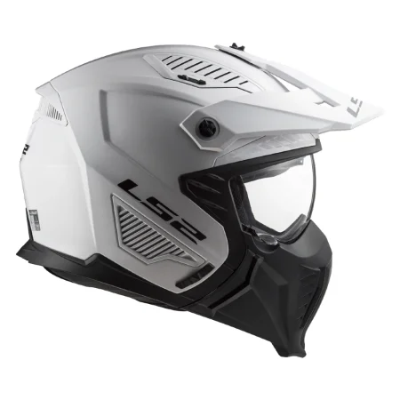 Přilba na motorku LS2 OF606 Drifter Solid bílá