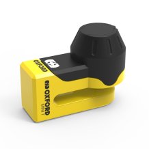 Zámek na kotoučovou brzdu OXFORD Mini-T žlutý