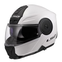 Vyklápěcí přilba na motorku LS2 FF902 Scope II Solid bílá