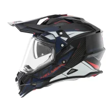 Enduro helma na motorku NOX N312 Track modro/červená