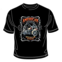 Pánské moto tričko American Biker černé