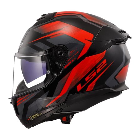 Integrální přilba na motorku LS2 FF808 Stream II Fury černo/červená