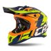 Motokrosová prilba CASSIDA Cross Pro 2 Contra modro/oranžovo/fluo žltá