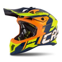 Motokrosová prilba CASSIDA Cross Pro 2 Contra modro/oranžovo/fluo žltá