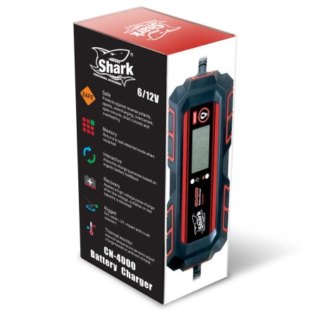 Nabíjačka batérií SHARK CN-4000 6/12V 1,2-130 Ah