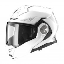 Překlápěcí helma na motorku LS2 FF901 Advant X Solid bílá