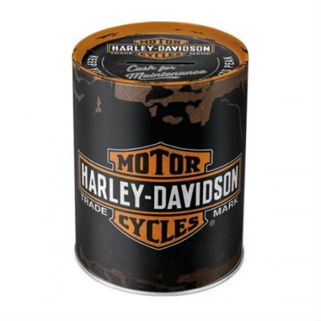 Plechová pokladnička Harley-Davidson
