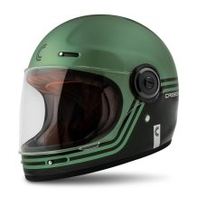 Integrální přilba CASSIDA Fibre Super Hooligan černo/šedo/metalická zelená