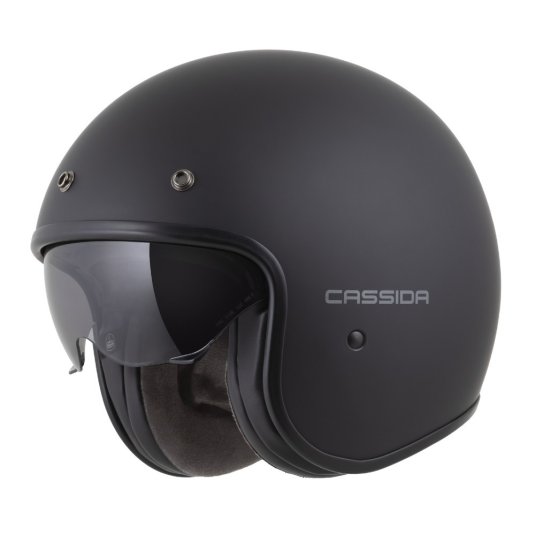 Otevřená helma na motorku CASSIDA Oxygen 2.0 černá matná/tmavě šedá