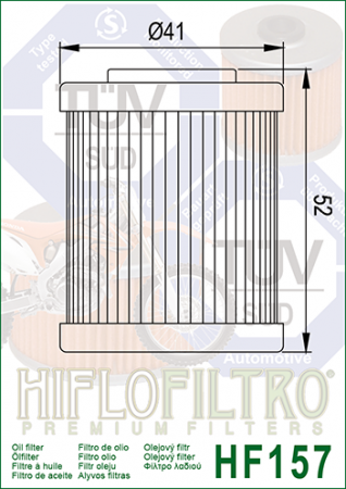 Olejový filtr HIFLOFILTRO HF 157