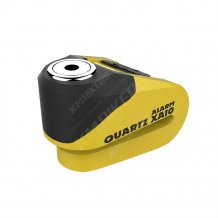 Zámek na kotouč s alarmem OXFORD Quartz XA10 žlutý