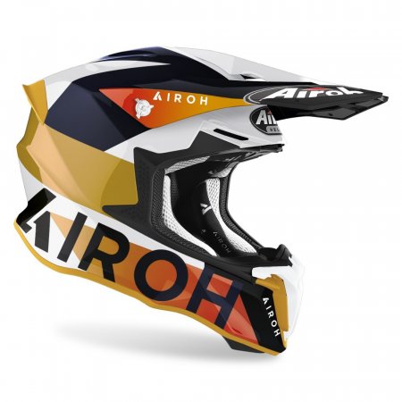 Enduro helma na motorku AIROH Twist 2.0 Lift biela/modrá