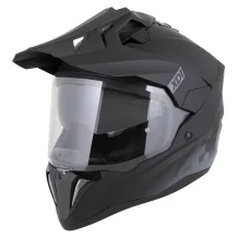 Enduro prilba na motocykel ZED XD1 čierna matná/tmavo sivá
