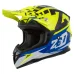 Motokrosová helma ZED X1.9 Targa žlutá fluo/modrá/černá/bílá