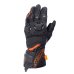 Moto rukavice SECA Ukemi Pro černé/červené fluo