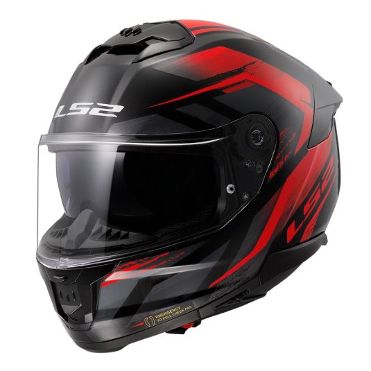 Integrální přilba na motorku LS2 FF808 Stream II Fury černo/červená