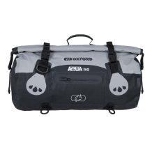 Vodotěsný vak OXFORD Aqua T-50 Roll Bag 50 l černo/šedý