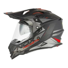 Enduro helma na motorku NOX N312 Track černá matná/červená