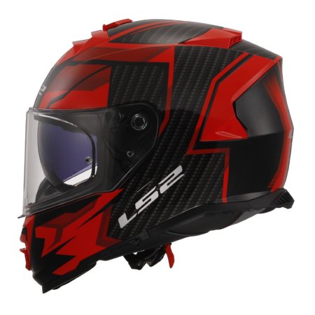 Integrální přilba na motorku LS2 FF800 Storm II Tracker černo/červená