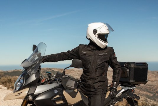 Bunda na motorku SECA Discovery černá