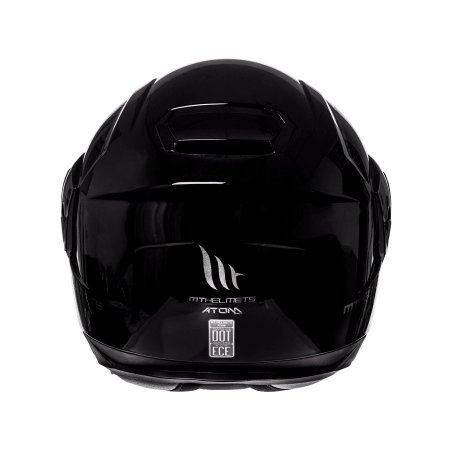 Výklopná helma na motorku MT Atom černá