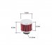 Športový vzduchový filter na motorku AUTOMAX 0863 6,2 cm