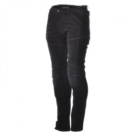 Dámské jeansy na motorku ROLEFF Aramid Lady černé - Velikost kalhot: S