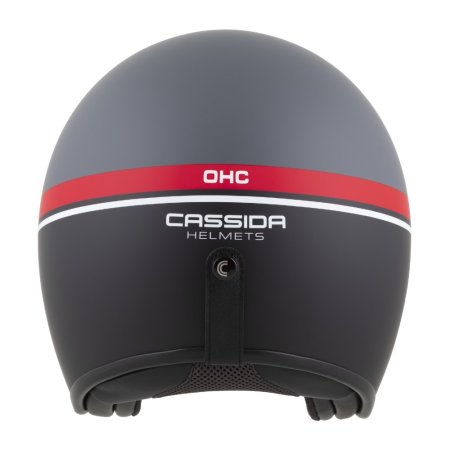 Helma na motorku CASSIDA Oxygen 2.0 JAWA OHC šedo/černo/červeno/bílá