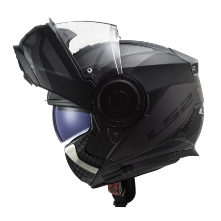 Vyklápěcí přilba LS2 FF902 Scope Axis černo/titanová