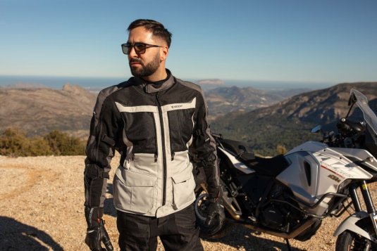 Bunda na motocykel SECA Discovery šedá
