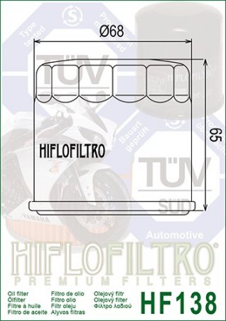 Olejový filtr HIFLOFILTRO HF 138