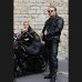 Křivák na motorku pánský L&J SHADOW černý - Velikost oblečení: 4XL