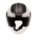 Otevřená přilba na motorku LS2 OF616 Airflow II Cover bílá matná/červená
