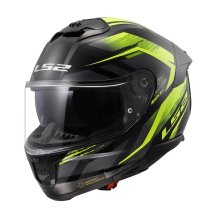 Integrální přilba na motorku LS2 FF808 Stream II Fury černá/žlutá fluo