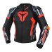 Bunda na motorku SECA SRS II černá/fluo červená