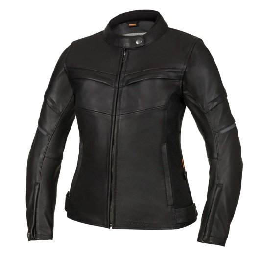 Dámská kožená bunda na moto SECA Darkside TFL Lady černá