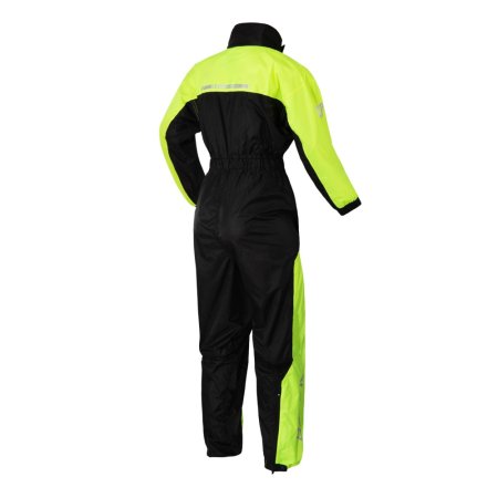 Nepromokavá kombinéza na motorku SECA Monsun Evo černá/žlutá fluo