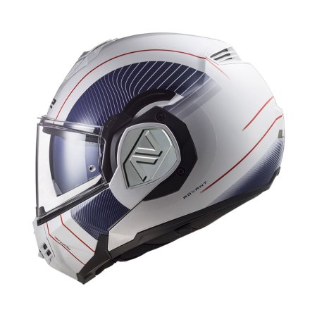 Překlápěcí helma na motorku LS2 FF906 Advant Cooper modrá/bílá/červená