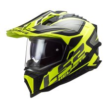 Enduro prilba LS2 MX701 Explorer Alter čierno/šedo/žltá fluo