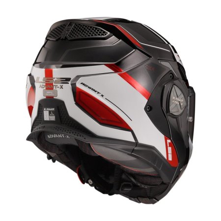 Překlápěcí přilba na motorku LS2 FF901 Advant X Spectrum černo/bílo/červená