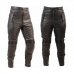 Kožené moto kalhoty pánské L&J RUSH černé - Velikost kalhot: 4XL
