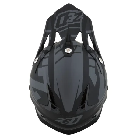 Motokrosová helma ZED X1.9 Targa šedá matná/černá