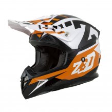Motokrosová helma ZED X1.9 oranžová/bílo/černá
