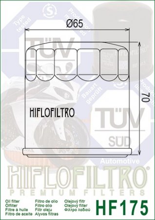 Olejový filter HIFLOFILTRO HF 175