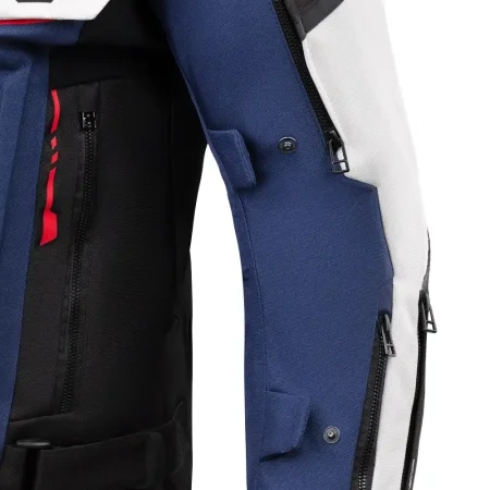 Bunda na moto SECA Avatar III šedo/modrá