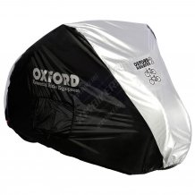 Plachta na 2 kola OXFORD Aquatex černo/stříbrná