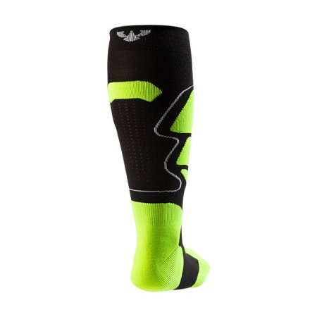 Ponožky PSí Neon černá/žlutá fluo