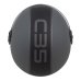 Otevřená helma na motorku ZED C35 šedá matná/černá