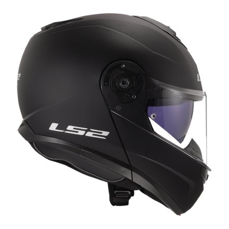 Výklopná přilba na motorku LS2 FF908 Strobe II černá matná
