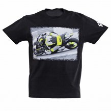 Tričko s motorkou SECA Cabala černé